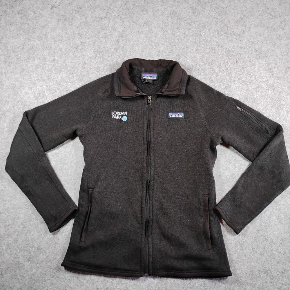 Patagonia Better Sweater Full Zip Jacket Womens‎ Small Black 25543 Jordan Park